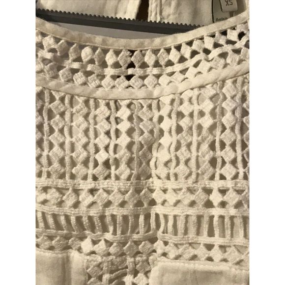 $325 JOIE DANCE EYELET DRESS XS Crochet Midi Dress - Picture 6 of 9